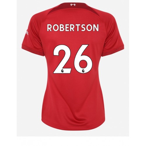 Liverpool Andrew Robertson #26 Hjemmedrakt Kvinner 2022-23 Kortermet Liverpool Andrew Robertson #26 Hjemmedrakt Kvinner 2022-23 Kortermet